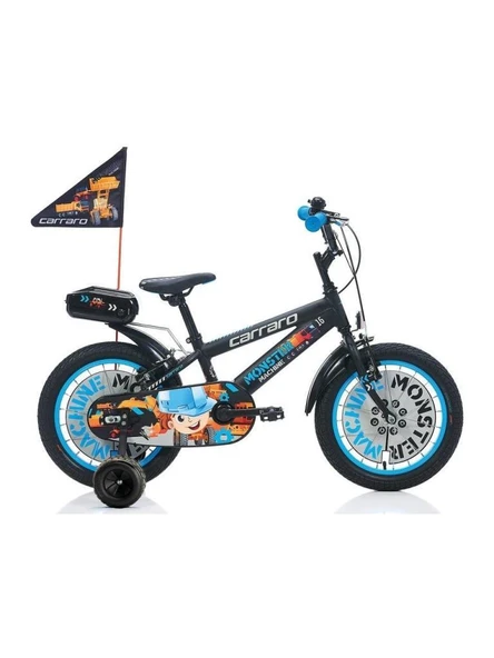 Carraro Monster 16 Jant 4-7 Yaş Çocuk Bisikleti 2025 ürün görseli