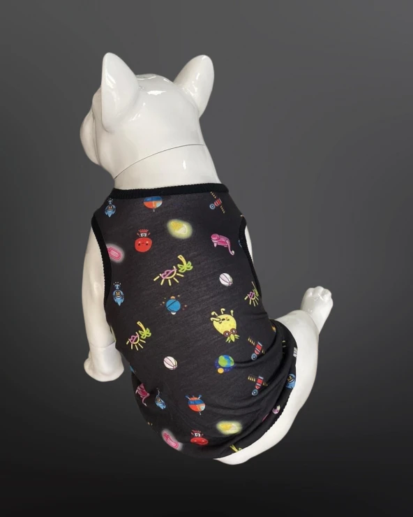 Kedi & Köpek Kıyafeti - Uzay Model Atlet - Xl Beden