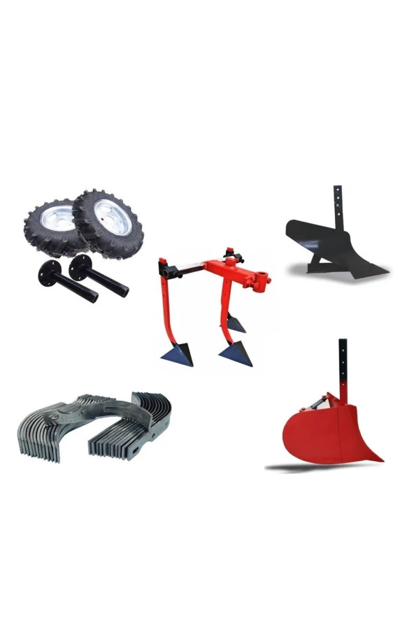 Benzinli Çapa Makinaları Uyumlu - Teker Takımı- Karık Açma-Kazayak-Bıçak Takımı-Pulluk