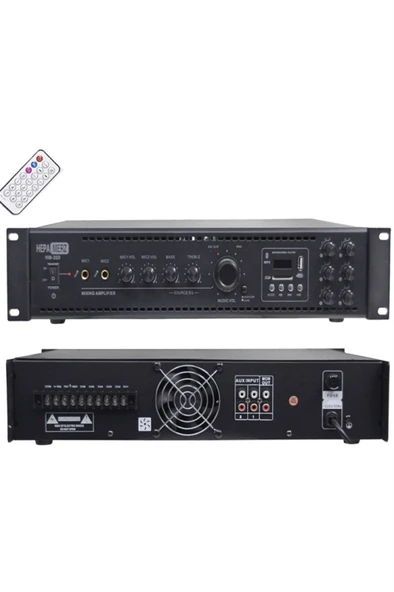 Hepa Merz HM350 - 6 Bölgeli Anfi 350 Watt 6 Zone Mikser Amfi Usb Bluetooth ürün görseli