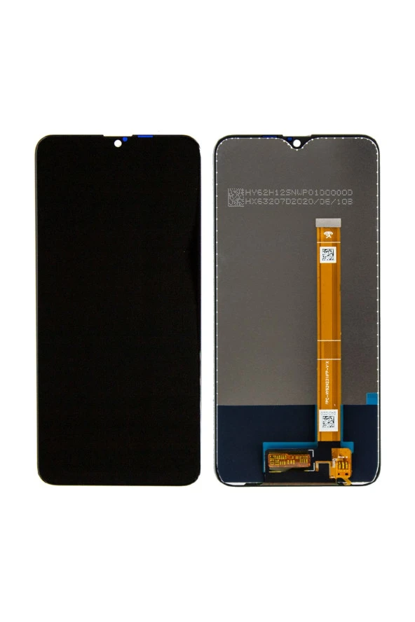 OPPO AX7 UYUMLU LCD DOKUNMATİK EKRAN ÇITASIZ SİYAH ( CPH1901 / CPH1903 / CPH1905 )