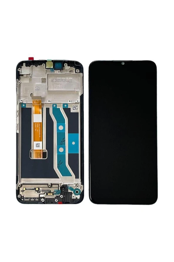 REALME C21Y UYUMLU LCD DOKUNMATİK EKRAN ÇITALI SİYAH(TAMİR SETİ HEDİYELİ)