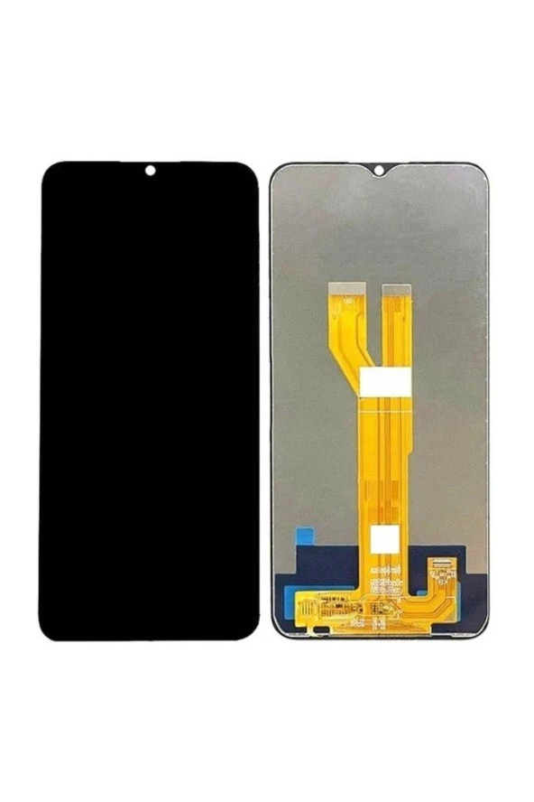 REALME C31 UYUMLU LCD DOKUNMATİK EKRAN ÇITASIZ SİYAH(TAMİR SETİ HEDİYELİ)