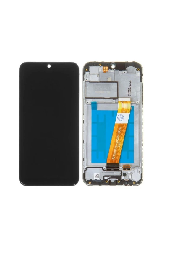 SAMSUNG GALAXY A01 A015-M UYUMLU LCD DOKUNMATİK EKRAN  ÇITALI SİYAH (M)