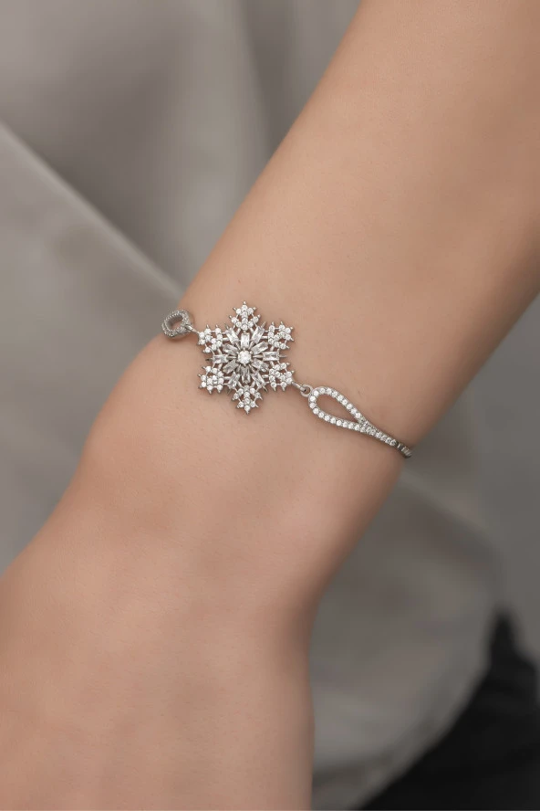 925 Ayar Gümüş Asansörlü Kelepçe Kartanesi Bileklik ürün görseli