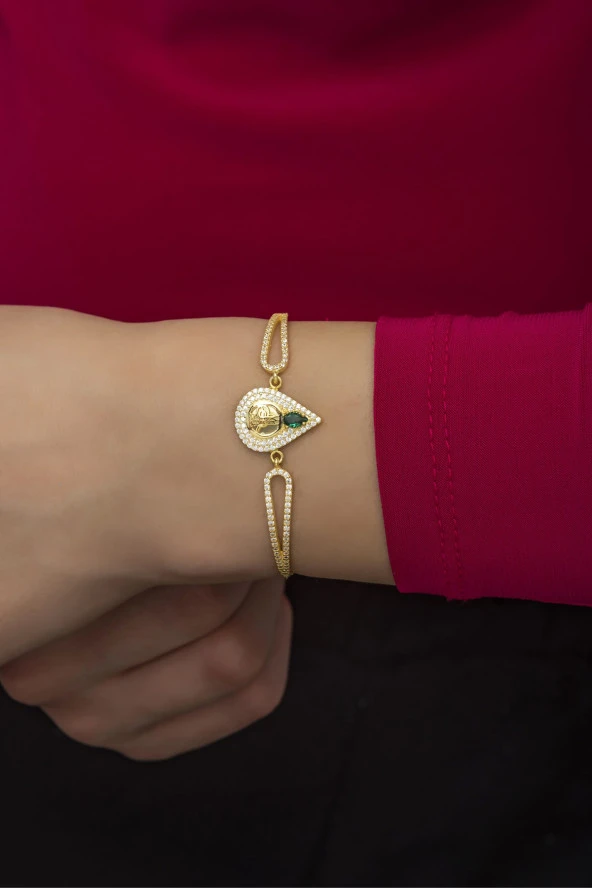 925 Ayar Gümüş Kelepçe Model Osmanlı Tuğralı Bileklik ürün görseli