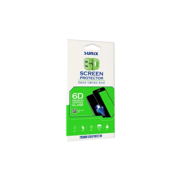 Sunix Samsung M21S ile Uyumlu 6D Temperli Ekran Koruyucu Cam Siyah 2 ADET - 2