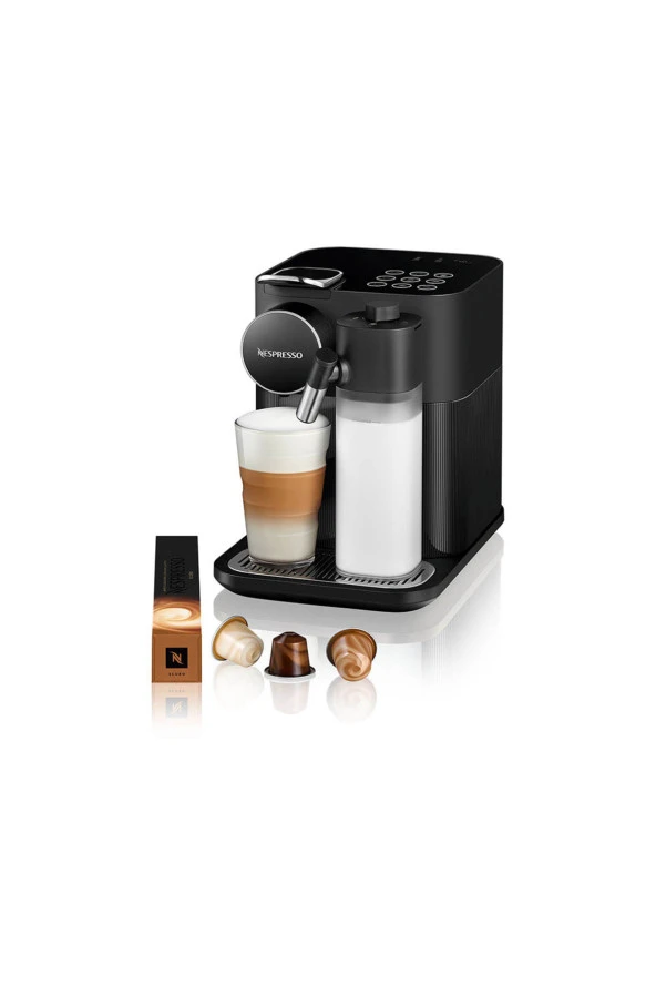 Nespresso F541 Gran Lattissima Siyah Kapsül Kahve Makinesi