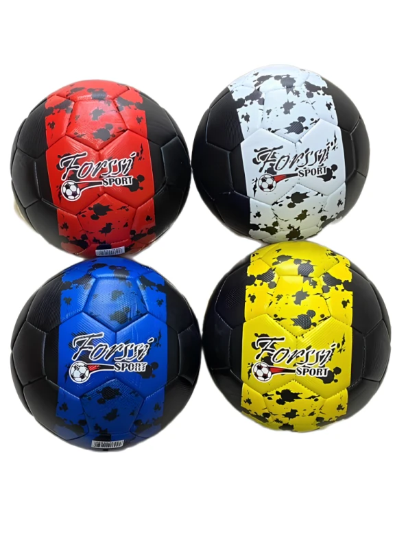 Kapris Renkli Dikişli Futbol Topu FS-004