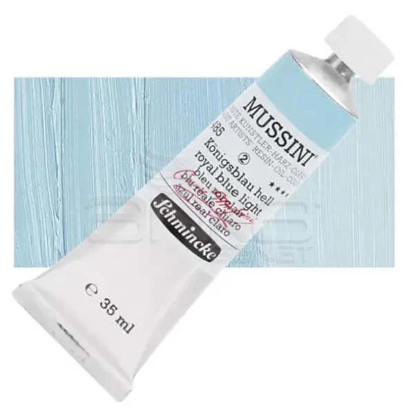 Mussini 35ml Yağlı Boya Seri:2 No:485 Royal Blue Light