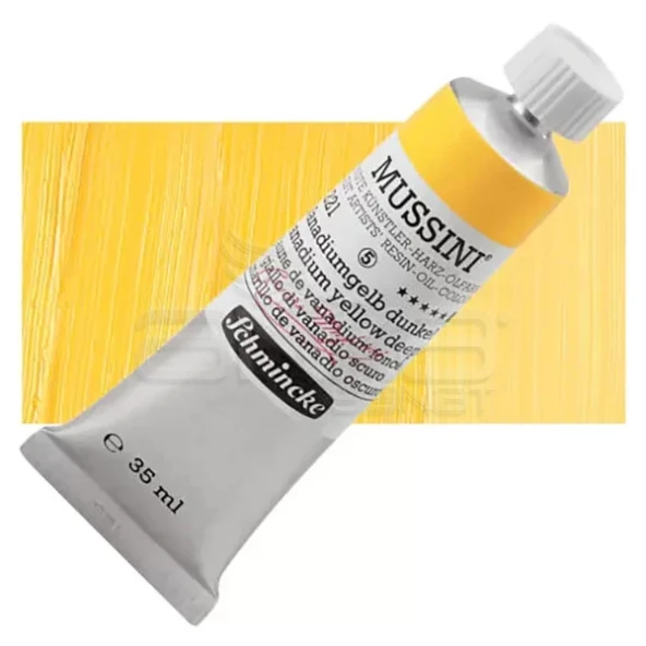 Mussini 35ml Yağlı Boya Seri:5 No:221 Vanadium Yellow Deep