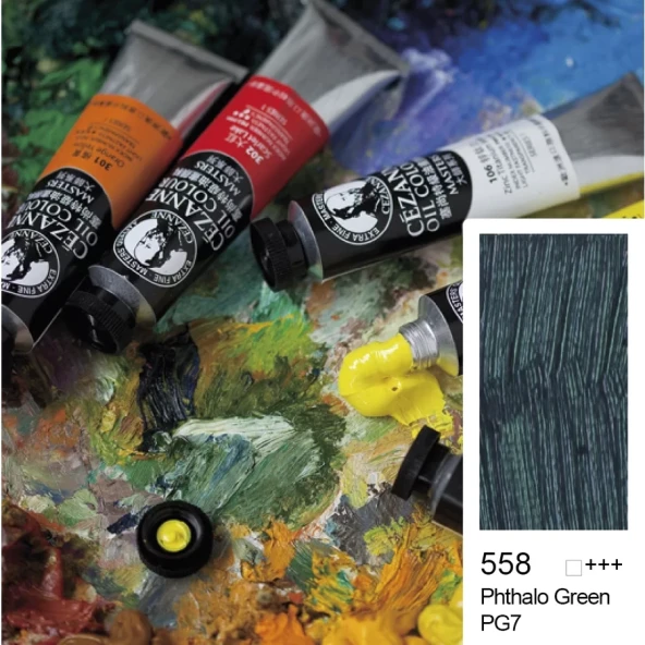 Bigpoint Cezanne Extra Fine Yağlı Boya 45 ml Phthalo Green 558 ürün görseli 1