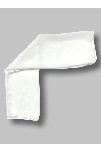 Düz Şifon Fular Çok Amaçlı Aksesuar 50x50 - 3