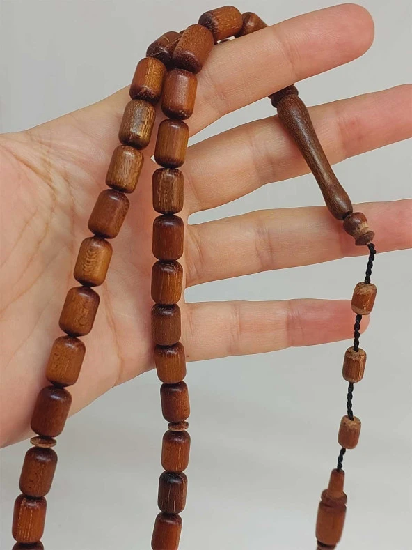 Kızıl Ağacı 33lük Tesbih 8*12mm Kapsül Kesim Usta İşçilikli (49128) ürün görseli