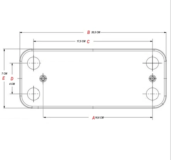 PLAKALI EŞANJÖR CONDEVO ADEN NEVA NİTRON 12 PLAKA 166 MM - 2