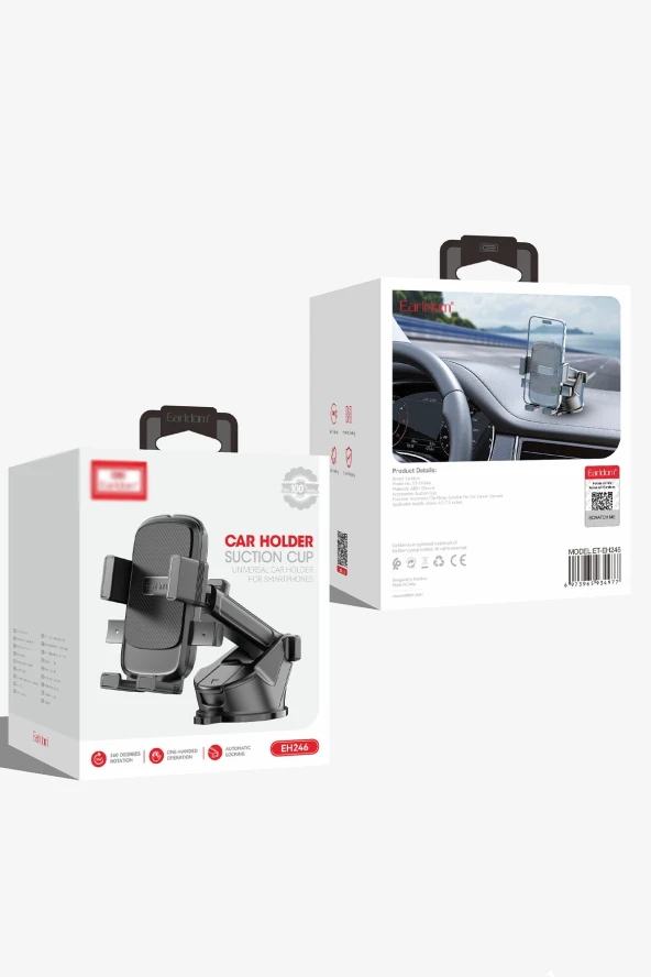 Qpen EH246 Yapışkanlı Ayarlanabilir Araç Tutucu - Resim 5