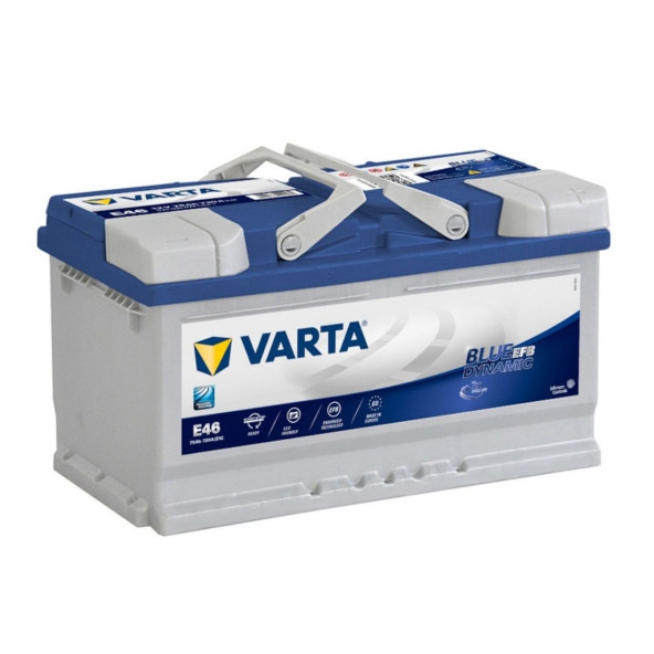 E46   12V 75 AMPER 730A EN EFB START STOP VARTA AKÜ ALÇAK BASIK TİP Ü.T ARALIK  2024