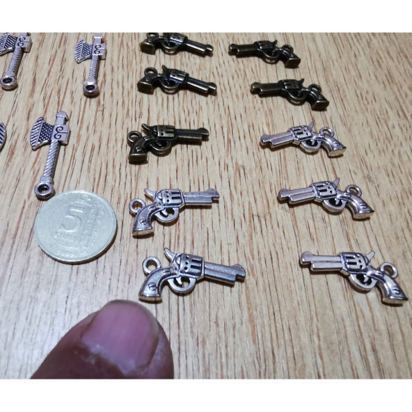 minyatür balta Ve Tabancalar 20 Tane. Lot - 2