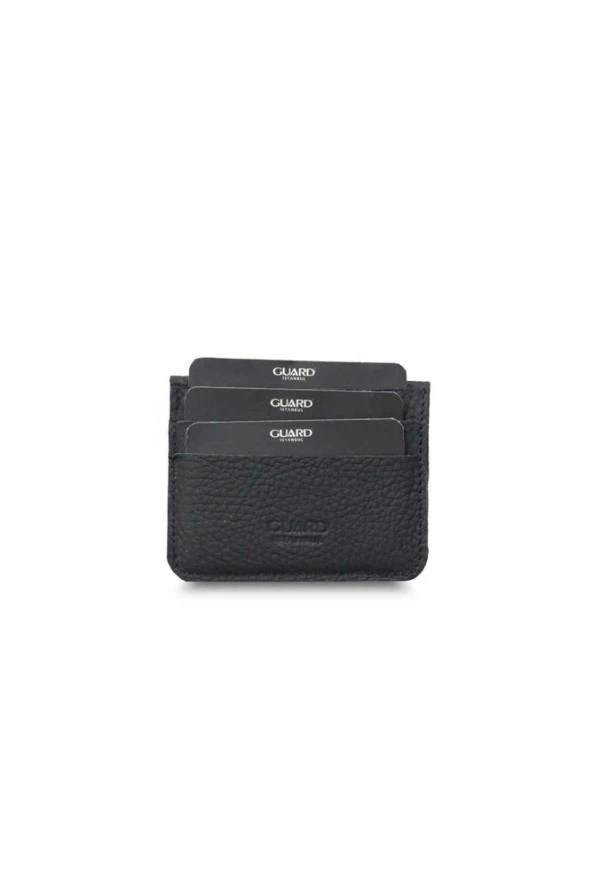 Guard Siyah Kağıt Para Bölmeli Mini Deri Kartlık - GRD2403XW22251 - 2
