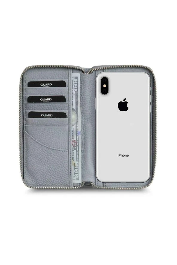 Guard Gri Fermuarlı Portföy Cüzdan - GRD2403XW22289 - Resim 3