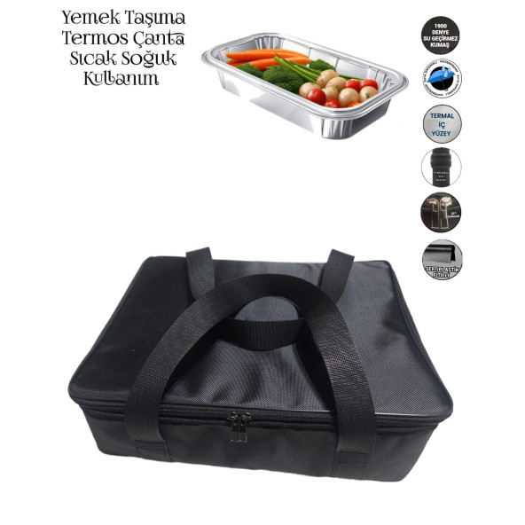 SEVBAGS YEMEK TAŞIMA TERMAL TERMOS ÇANTASI - 2
