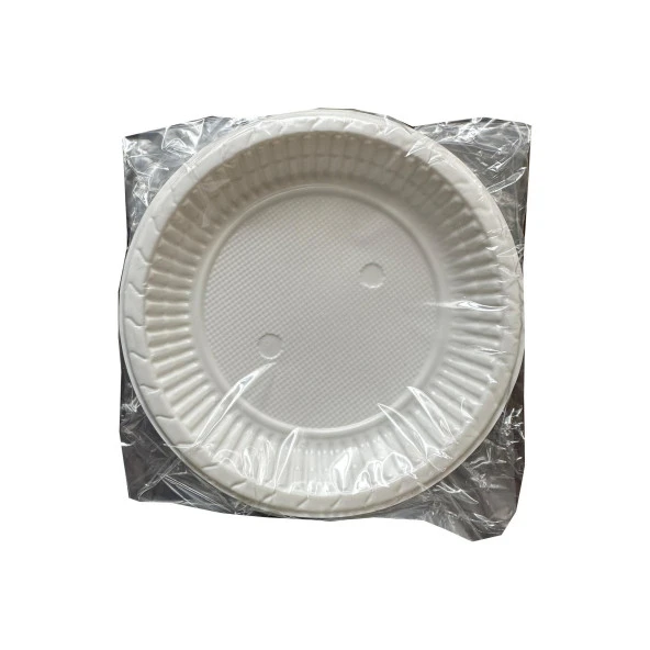 Tek Kullanımlık Plastik Tabak - 19 Cm. - 10 Adetlik 3 Paket ürün görseli 1