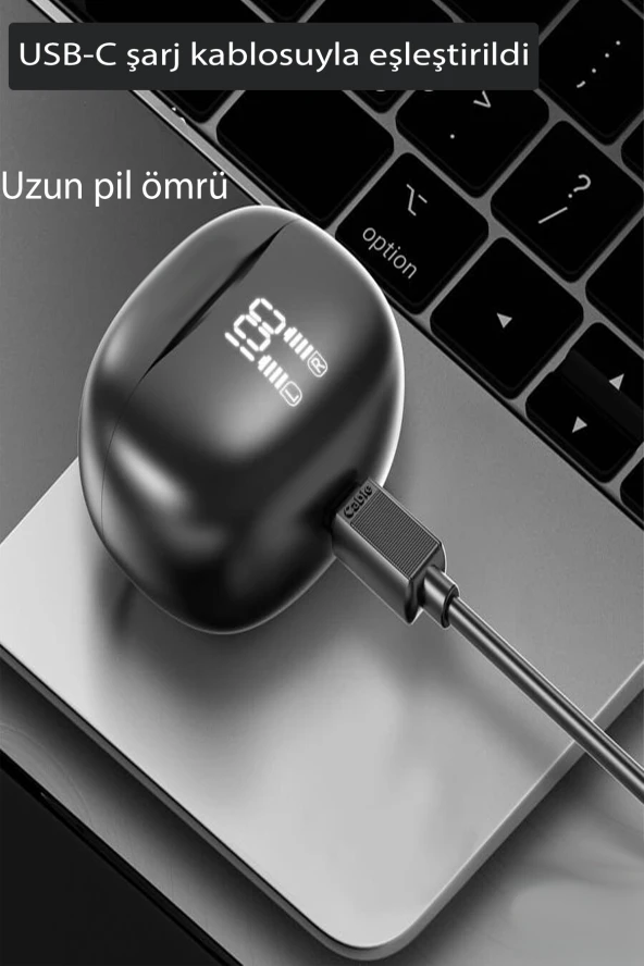 Qpen TWS36 Bluetooth 5.3 Kablosuz Airpods Kulaklık - Resim 5