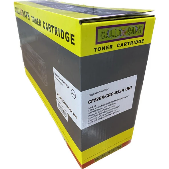 CALLIGRAPH CF226X M402A / M426A / M427A SIYAH TONER 9000 Syf