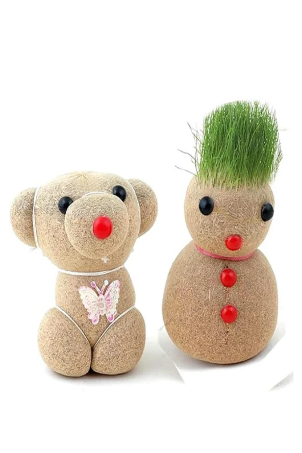 Çim Adam Yapım Seti 10 Paket Okul Eğitici Deney Seti Çim Adam Seti - Resim 4