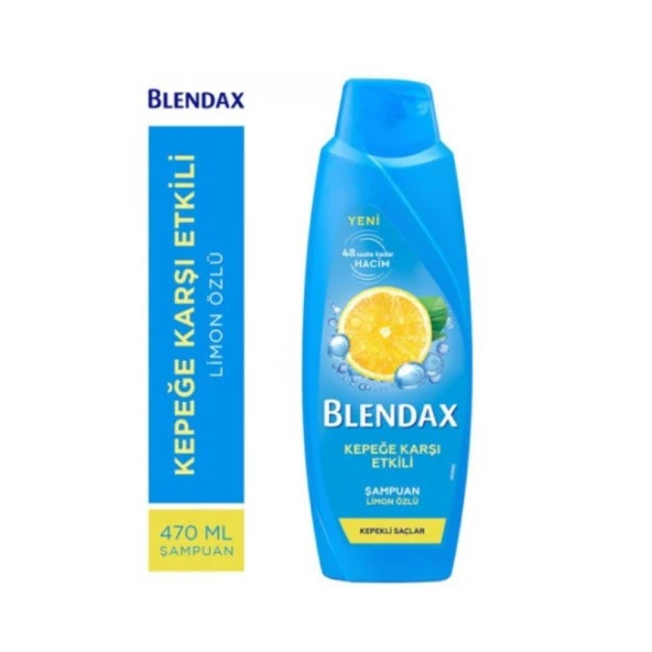 Blendax Kepeğe Karşı Etkili Limon Özlü Şampuan 470 ml 8690572810538