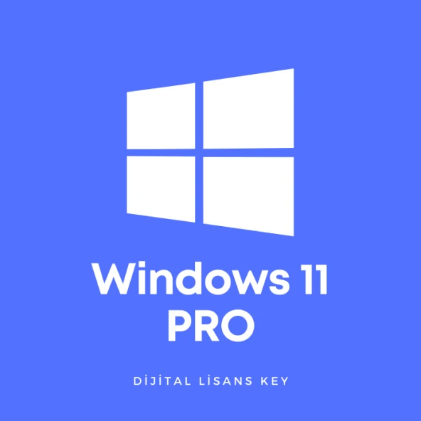 Windows 11 Pro 32-64 Bit Destekli Türkçe-Ingilizce Global Retaıl Lisans Anahtarı