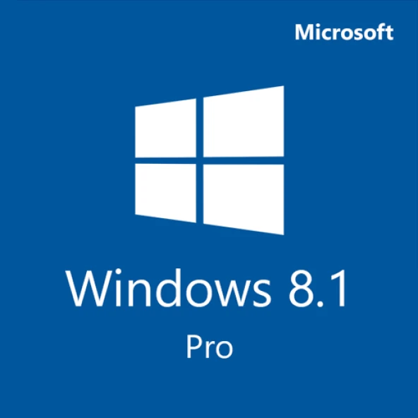 Microsoft Windows 8.1 Pro 32 Bit-64 Bit Destekli Türkçe Lisans Anahtarı
