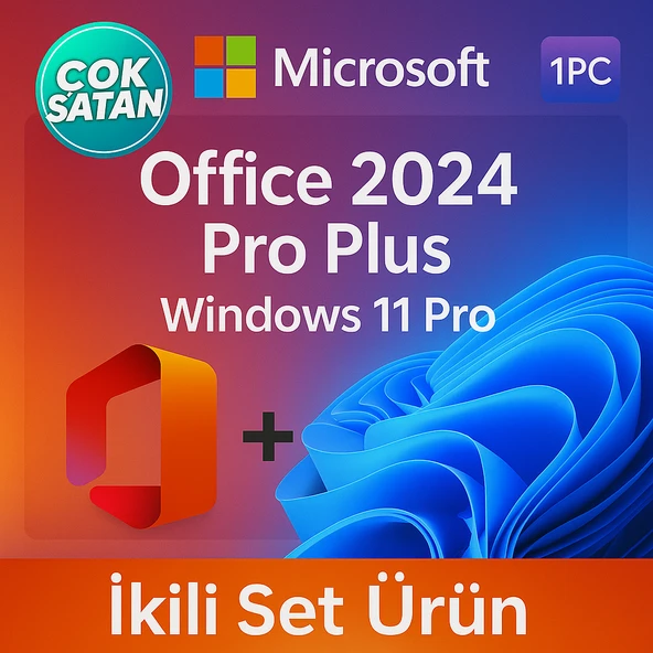WİNDOWS 11 PRO + OFFİCE 2024 PRO PLUS LİSANS ANAHTARI