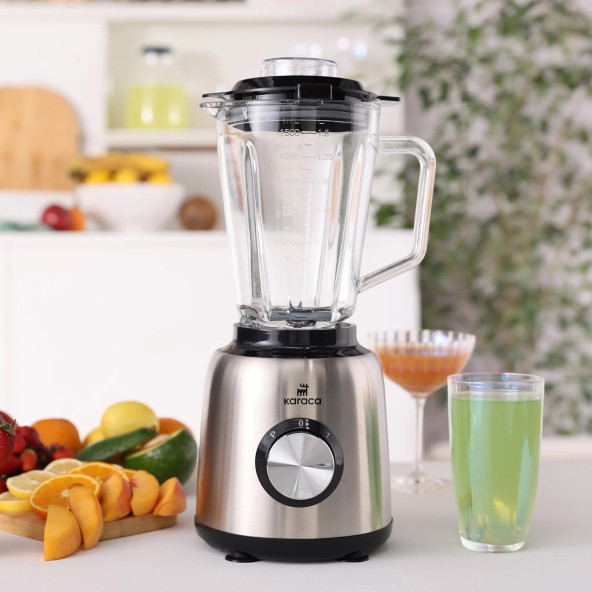 Karaca İnox 1.5 Lt Cam Hazneli Smoothie Blender - 4