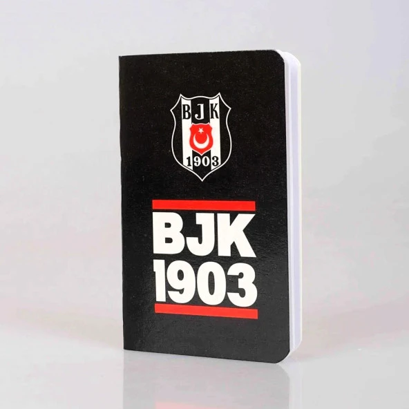Beşiktaş 8x13 32 Yaprak Karton Kapak Tel Dikiş Bloknot Çizgili (463746)