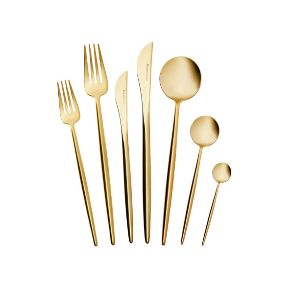 Karaca Orion 30 Parça 6 Kişiik Çatal Kaşık Bıçak Takımı Matte Gold