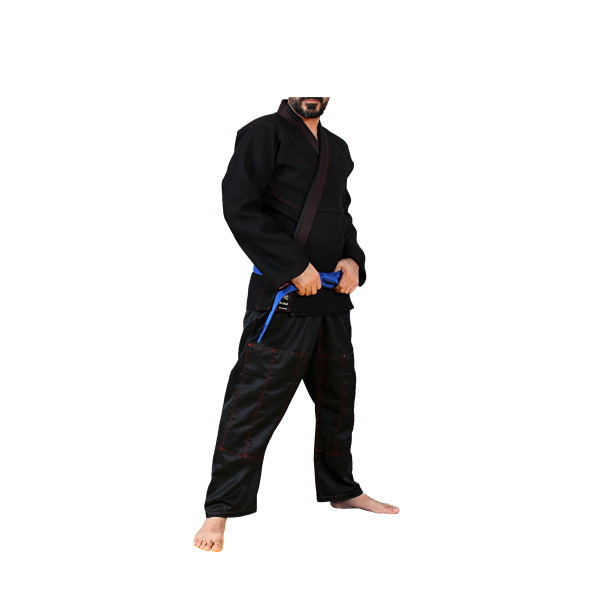 Dosmai Kuşaklı Serbest Dövüş Elbisesi Siyah SB101