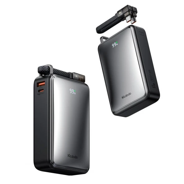 Mcdodo MC-4331 67W 20000mAh Ultra Mini Kablosuz Powerbank -Siyah - 2
