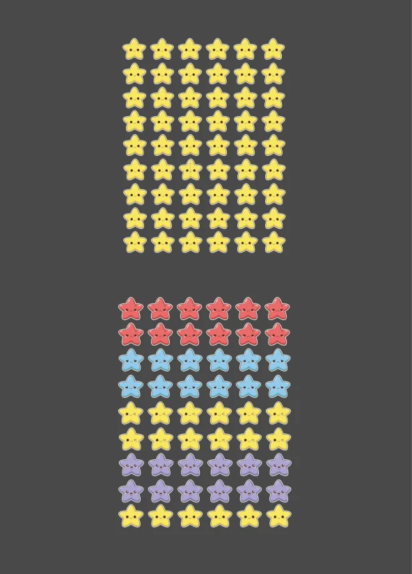 Sevimli Yıldızlar Seti Öğretmen Ödül Etiketi - Okul Başarı Çıkartması - *parlak kağıt* - Resim 2