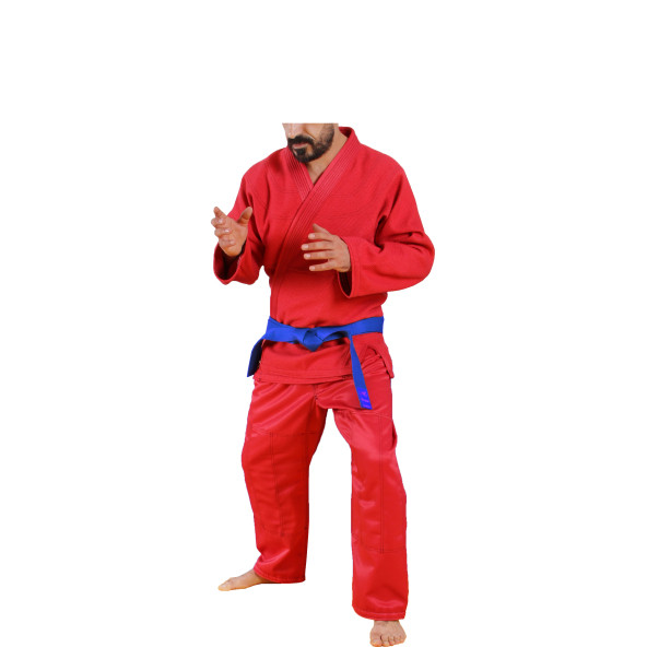 Dosmai Kuşaklı Serbest Dövüş Elbisesi Kırmızı SB101