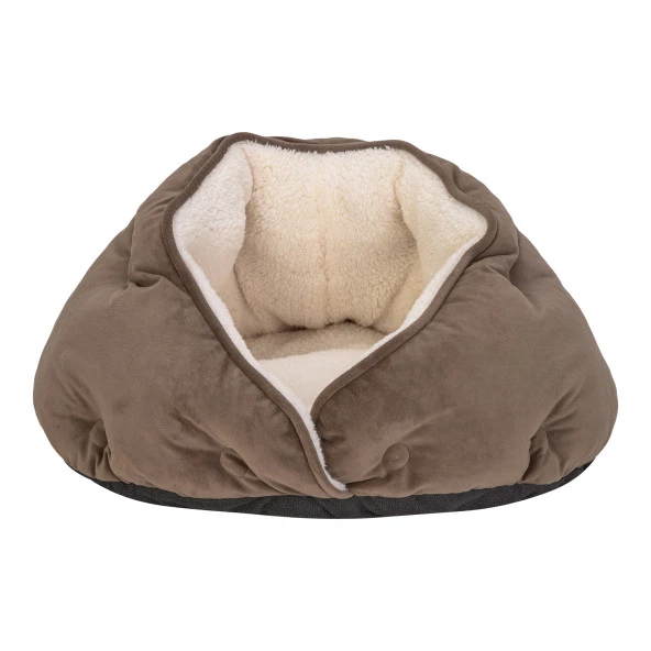 Pet Comfort Paris  Kedi ve Köpek Yatağı Kahverengi 50cm ürün görseli