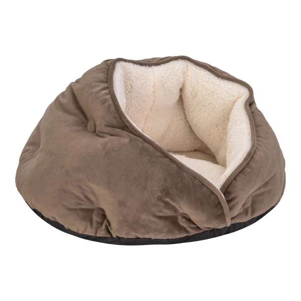 Pet Comfort Paris  Kedi ve Köpek Yatağı Kahverengi 50cm - Resim 2