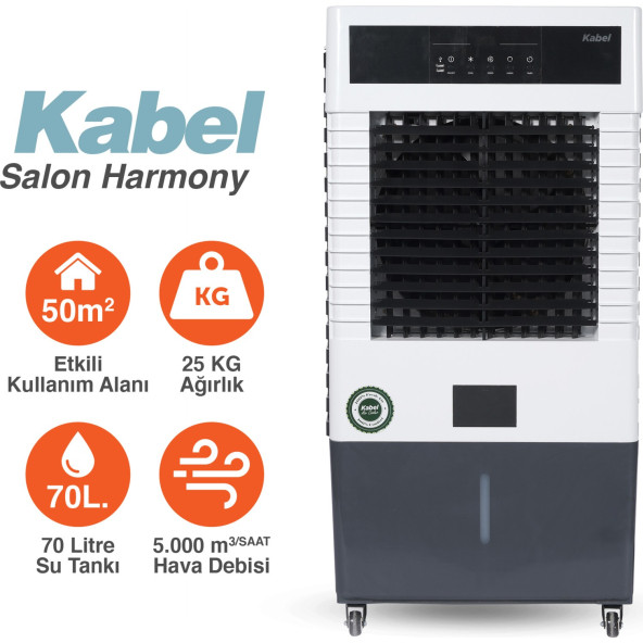 Kabel Salon Harmony Portatif Hava Soğutucu