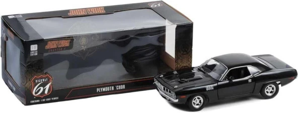 Highway John Wick: Chapter 4 Plymouth Car 1/18 Model Araba