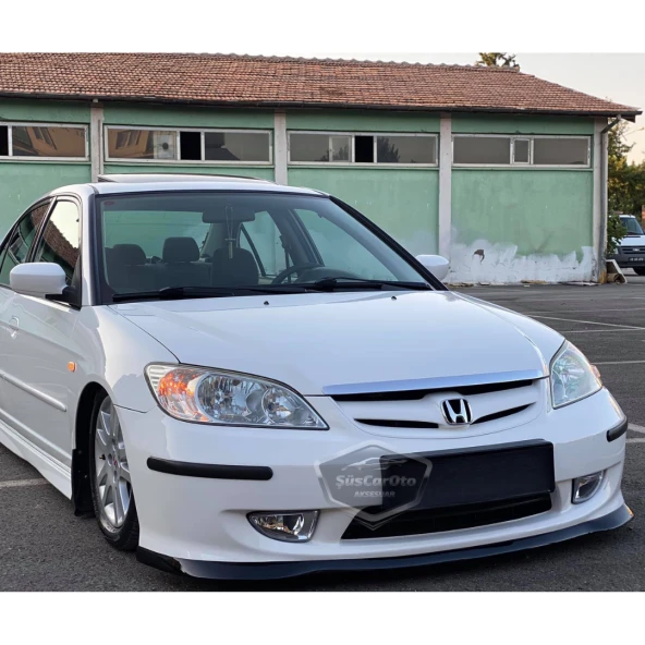 Honda Civic Vtec 2 Uyumlu Esnek Tampon Koruma Bandı Ön Arka Tampon Koruyucu Şerit Yumuşak Bant 4 lü Paket Siyah - 4