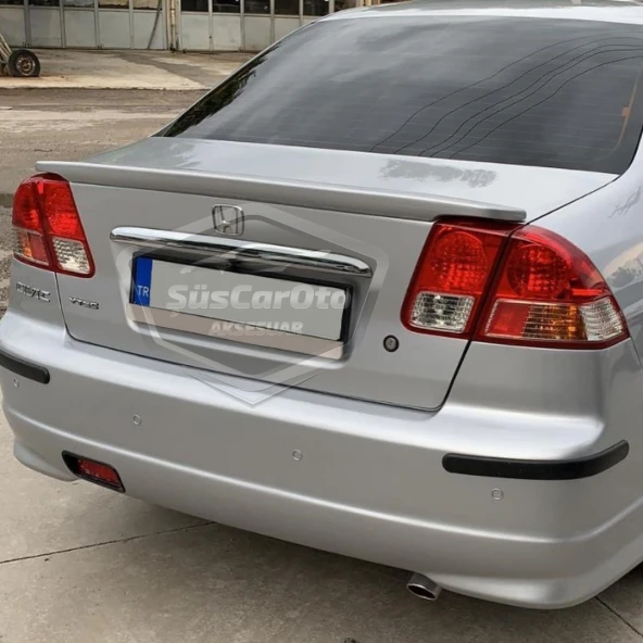 Honda Civic Vtec 2 Uyumlu Esnek Tampon Koruma Bandı Ön Arka Tampon Koruyucu Şerit Yumuşak Bant 4 lü Paket Siyah - 5