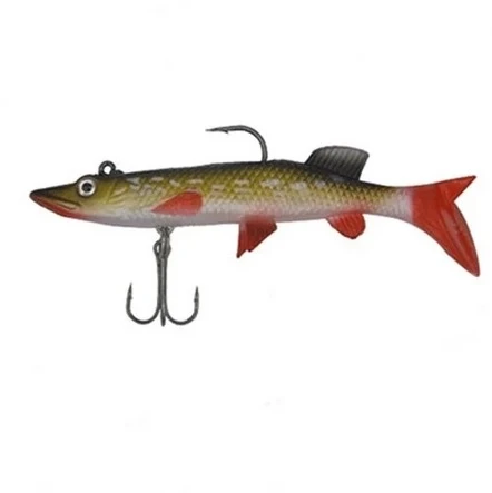 6578 Realistic Pike Turna Desen Kendinden Zokalı 10cm. 18gr. 5li Paket ürün görseli 1