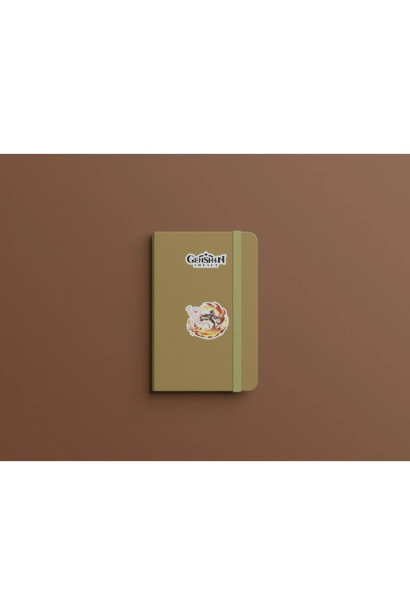 Genshin-Hu Tao 2 Adet Sticker Set Parlak Kağıt - 3