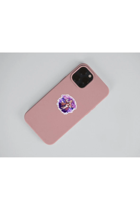 Genshin - Miko 2 Adet Sticker Set Parlak Kağıt - 3