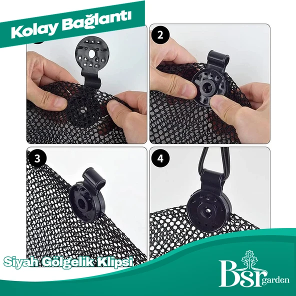 Gölgelik Klipsi 250 Adet Bsr Garden - 5